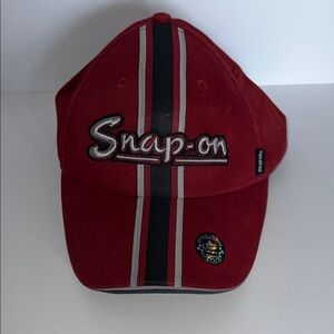 Closet clean out!  Snap-on Red and Black Cap